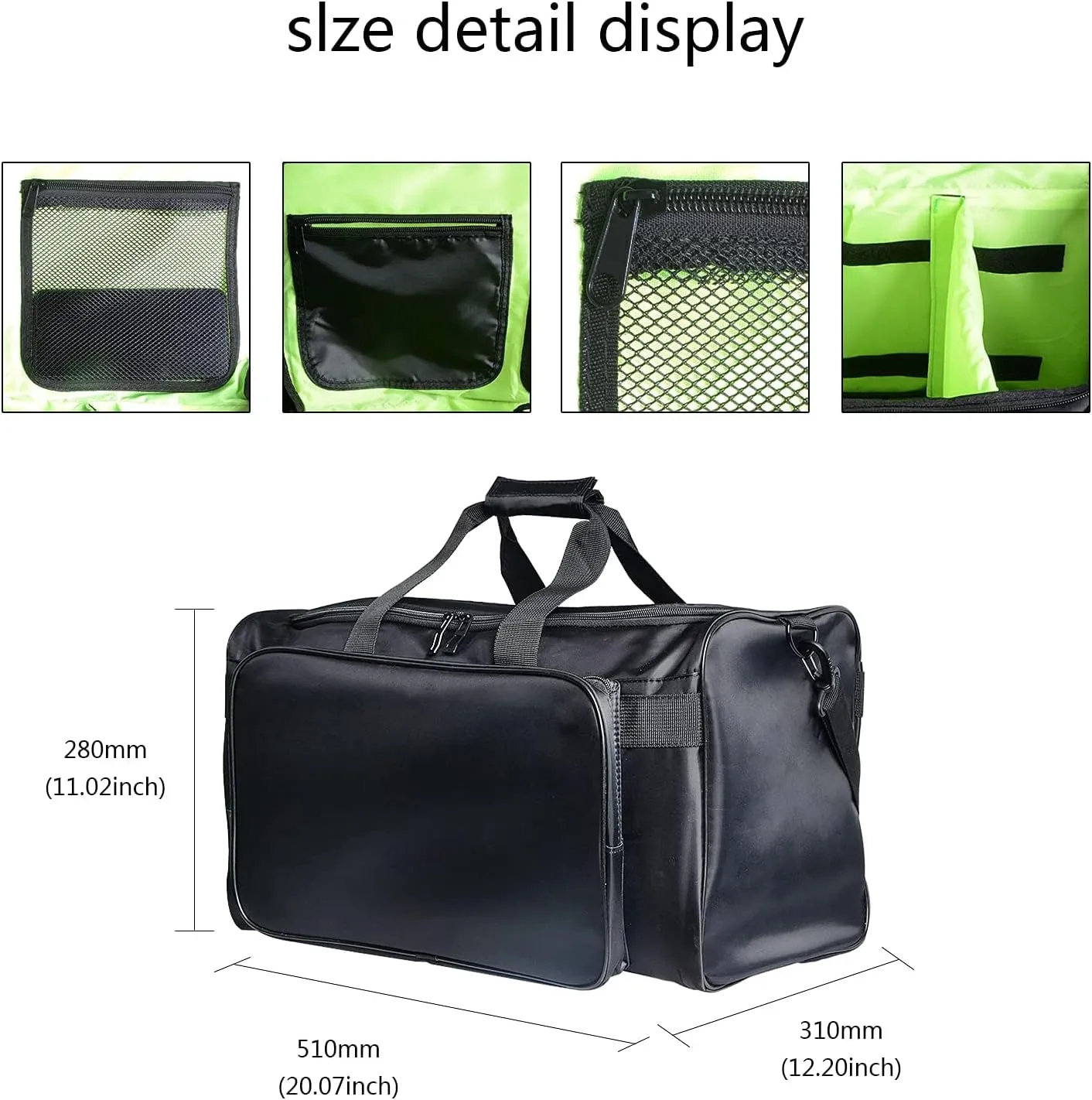 30L Multi-Function Sneaker Bag - Waterproof Duffel with Adjustable 4-Layer Storage and Shoulder Strap for Gym, Travel, and Sports
