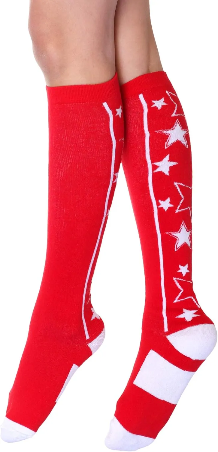 Angelina Novelty Assorted KNEE HIGH Women's Kids Girls Socks