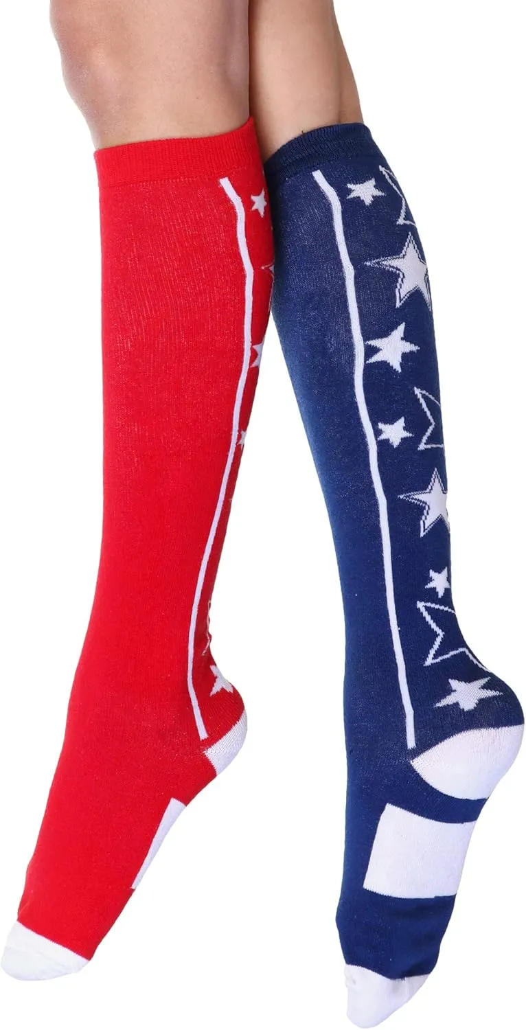 Angelina Novelty Assorted KNEE HIGH Women's Kids Girls Socks