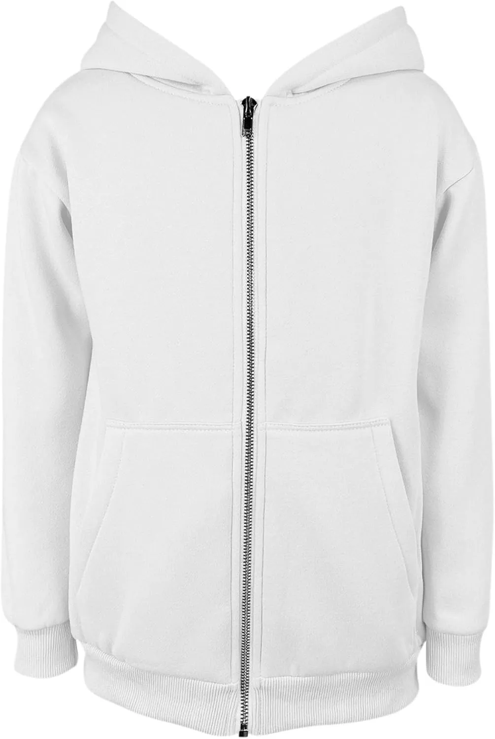 Bingerlily Girls Zip Up Hoodies Long Sleeve Casual Oversized Jackets with Pocket Loose Cute Tops for 4-13 Years