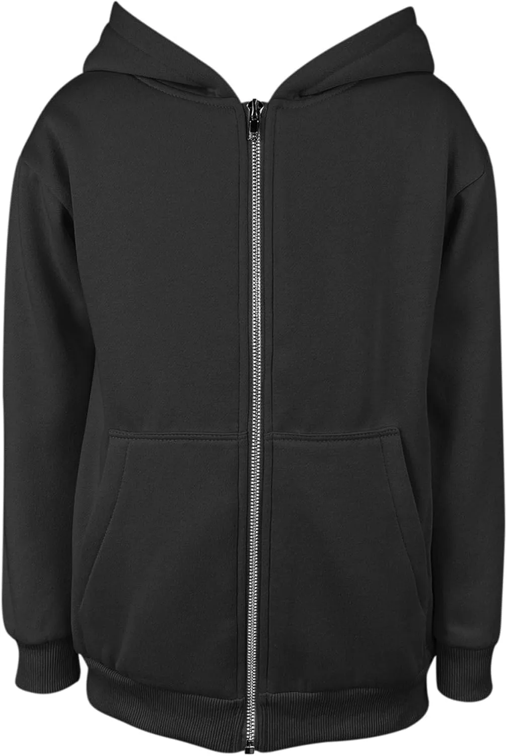 Bingerlily Girls Zip Up Hoodies Long Sleeve Casual Oversized Jackets with Pocket Loose Cute Tops for 4-13 Years