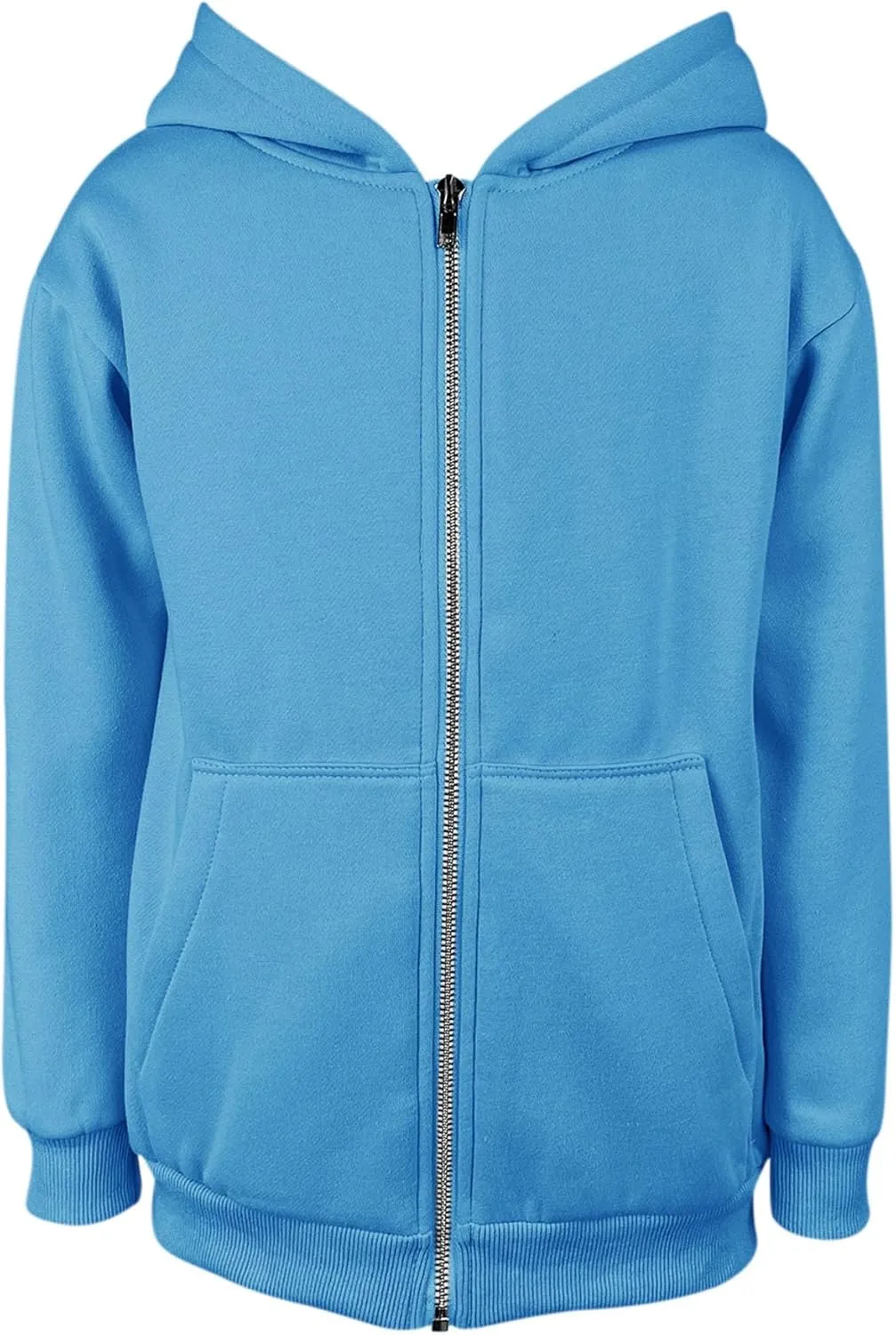 Bingerlily Girls Zip Up Hoodies Long Sleeve Casual Oversized Jackets with Pocket Loose Cute Tops for 4-13 Years