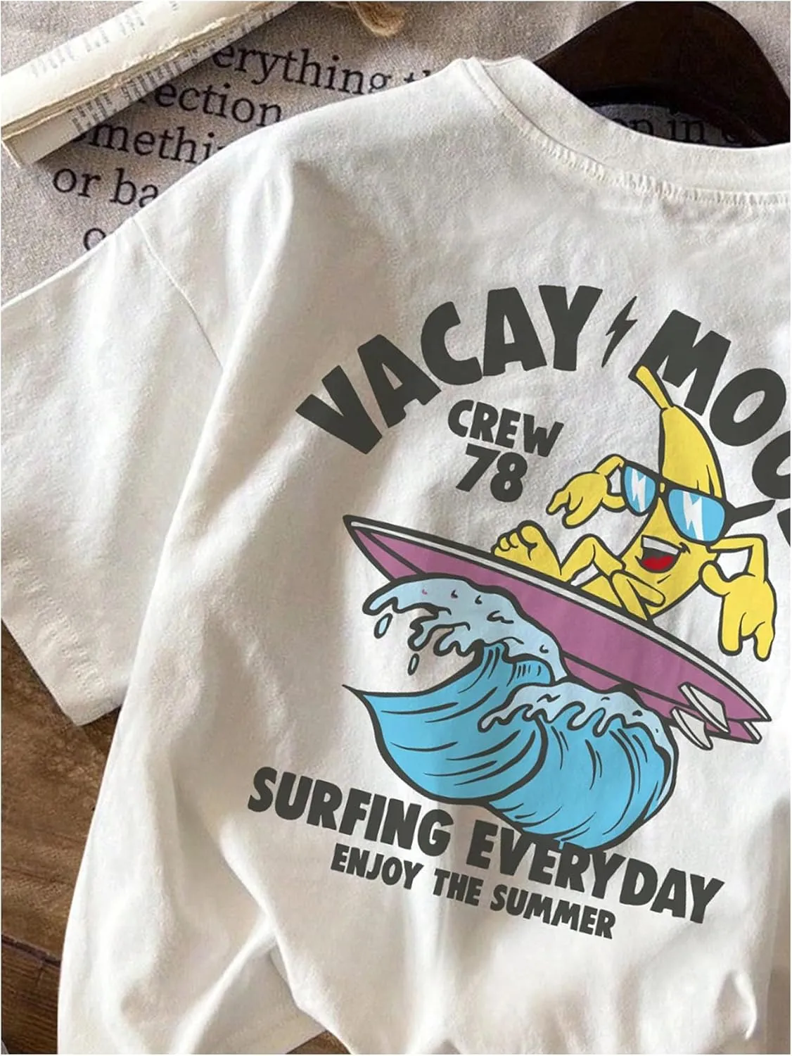 Boy's Short Sleeve Tropical Graphic Tee Tops Casual Crew Neck T Shirt Loose Summer Tops
