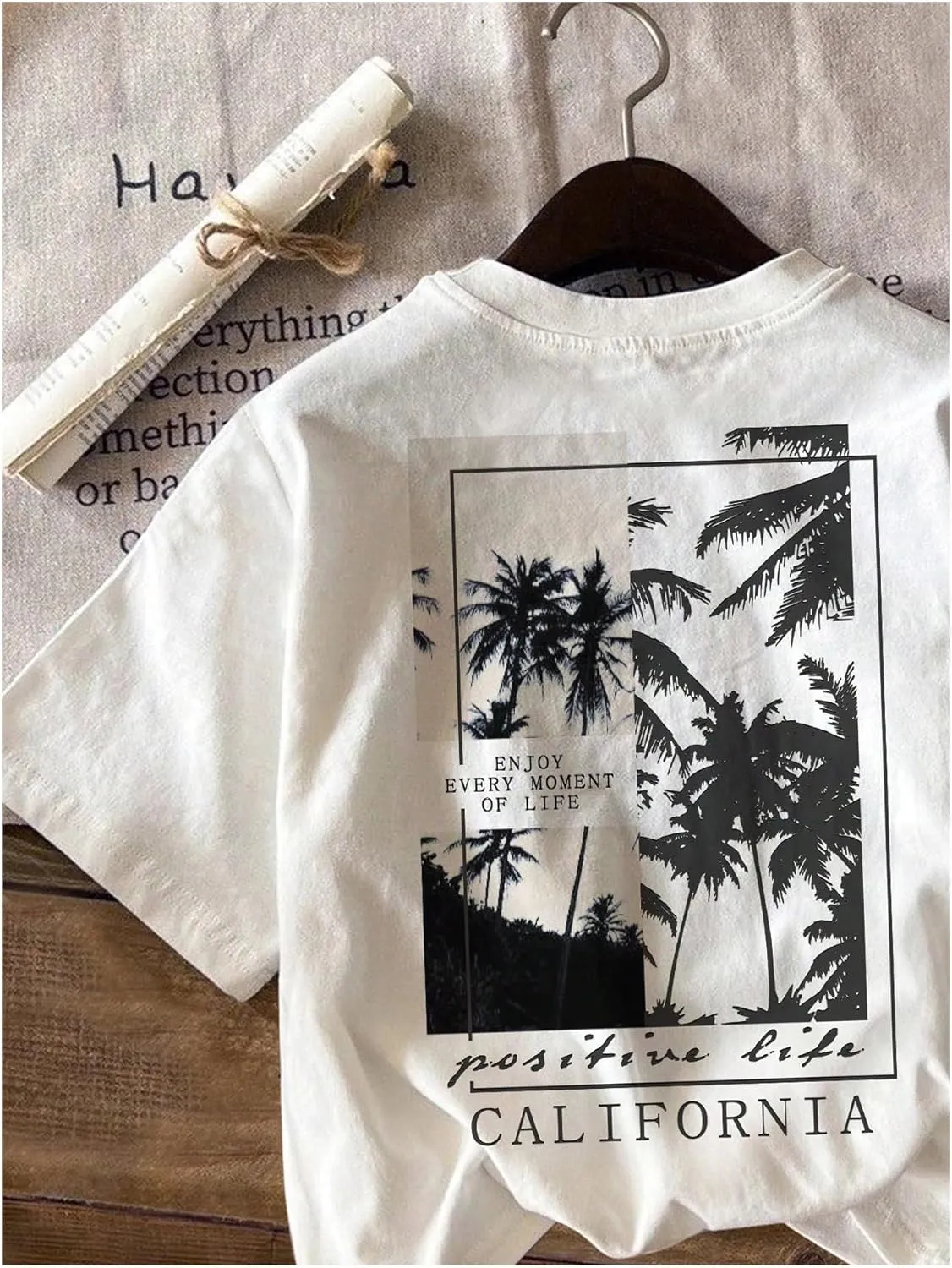 Boy's Short Sleeve Tropical Graphic Tee Tops Casual Crew Neck T Shirt Loose Summer Tops