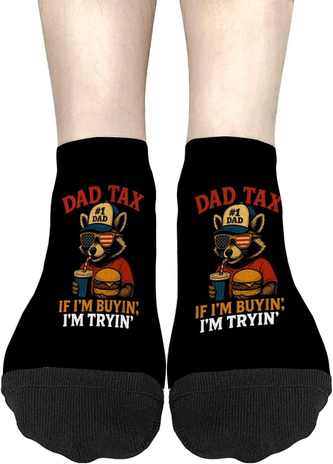 Crazy Sock For Women No Show Socks Men, Dad Tax - If I'm Buying I'm Trying Sock, Ideas For Men