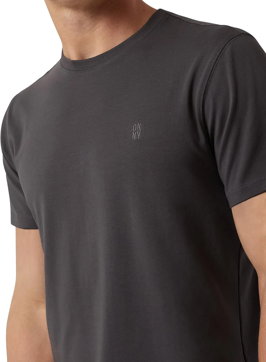 DKNY Mens Tshirts - Luxury Crew Neck T Shirts for Men | Premium Soft Mens Tshirts | Plain Dress Tee Shirts Men