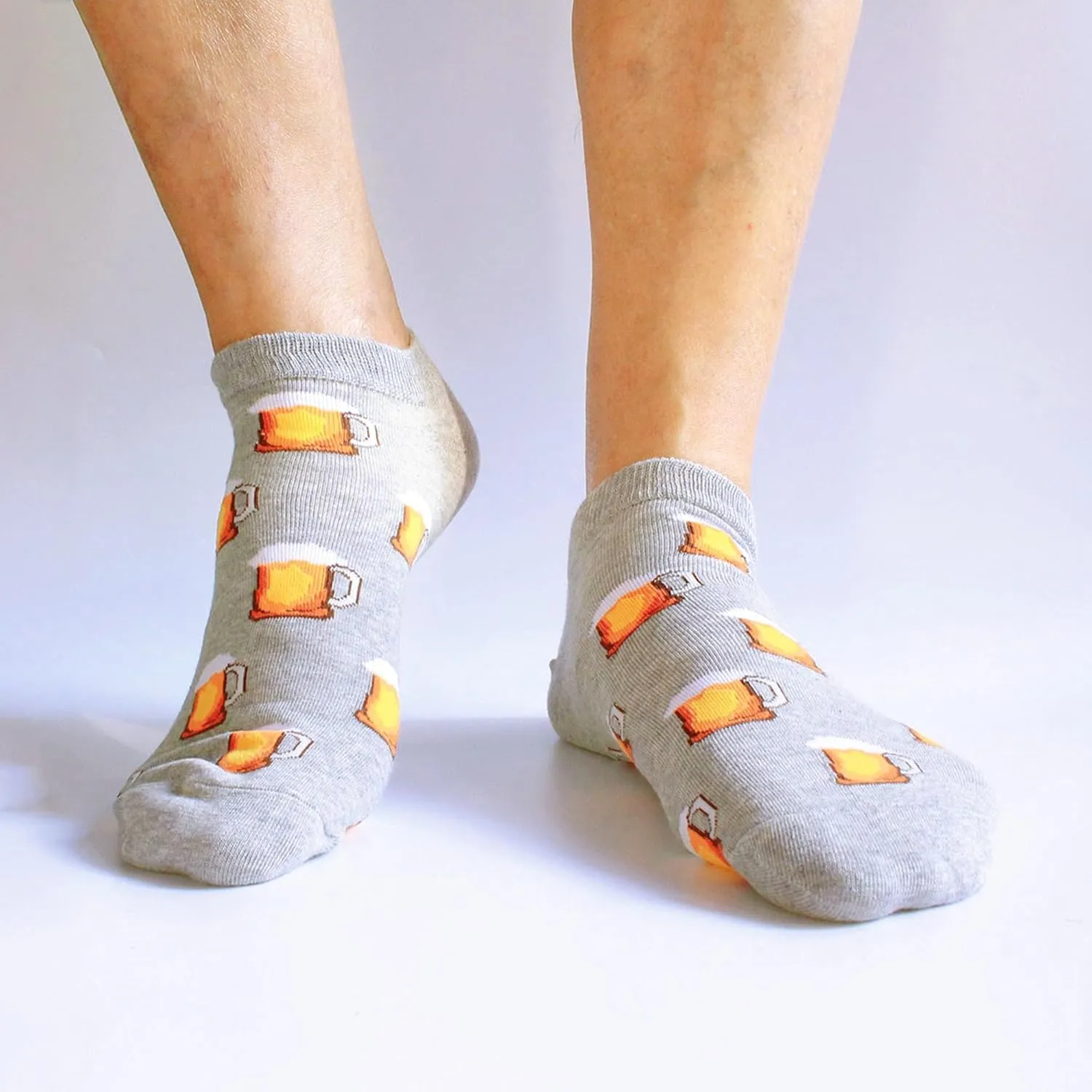 GLCMXMART Mens Fun Ankle Socks,Crazy Funny Cool Funky Colorful Novelty Silly Graphic Patterned Socks Gift for Men