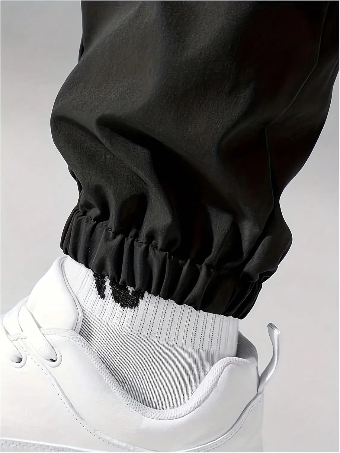 GORGLITTER Boy's Cargo Pants Joggers Drawstring Elastic Waist Casual Pant Husky Hiking Athletic Pants