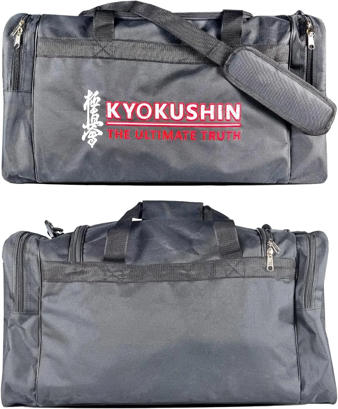 Gym Bag for Men and Women, Large Duffle Bag for Sports, Gym and Weekend Getaway, Waterproof Dufflebag with Shoe and Wet Clothes Compartments (Kyokushin)