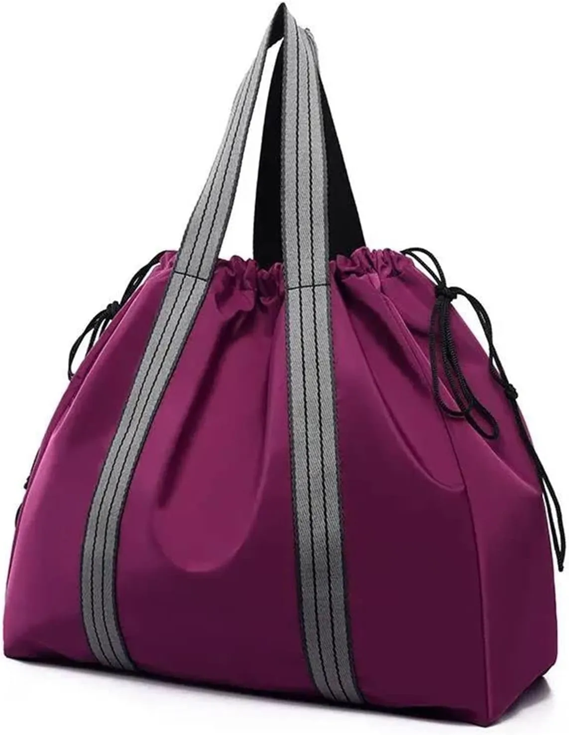 Gym bag for women Large Capacity Sport Handbag Men Women Gym Bag Multifunction Travel Backpack Waterproof Outdoor Fitness Yoga Mat Training Duffle(Purple)