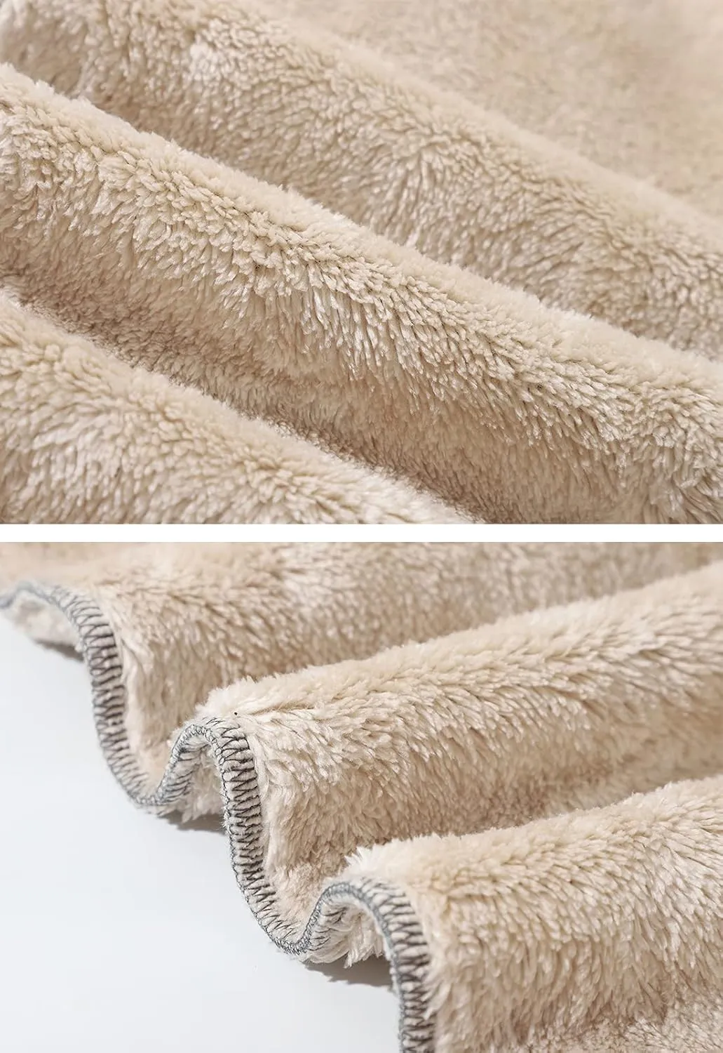 Kissonic Men's Winter Thick Warm Fleece Jogging Pants Sherpa Lined Athletic Sweatpants