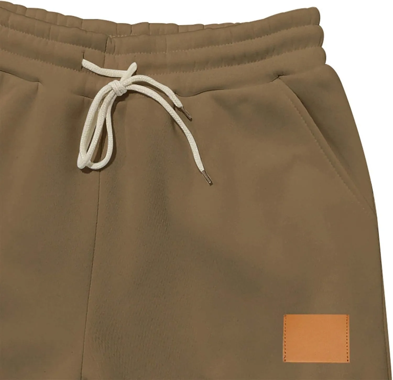Men's Cargo Jogger Pants Elastic Waist Drawstring Side Pockets Relaxed Comfortable Casual Outdoor Streetwear