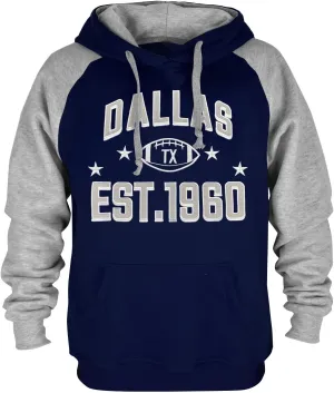 Mens City Football Fully Embroidery Soft Classic Pullover Sweatshirt Hoodie
