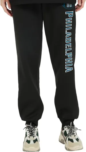 Mens Embroidery Go City Name Sweatpants Active Soft Fleece Jogger Sport Lounge Pants