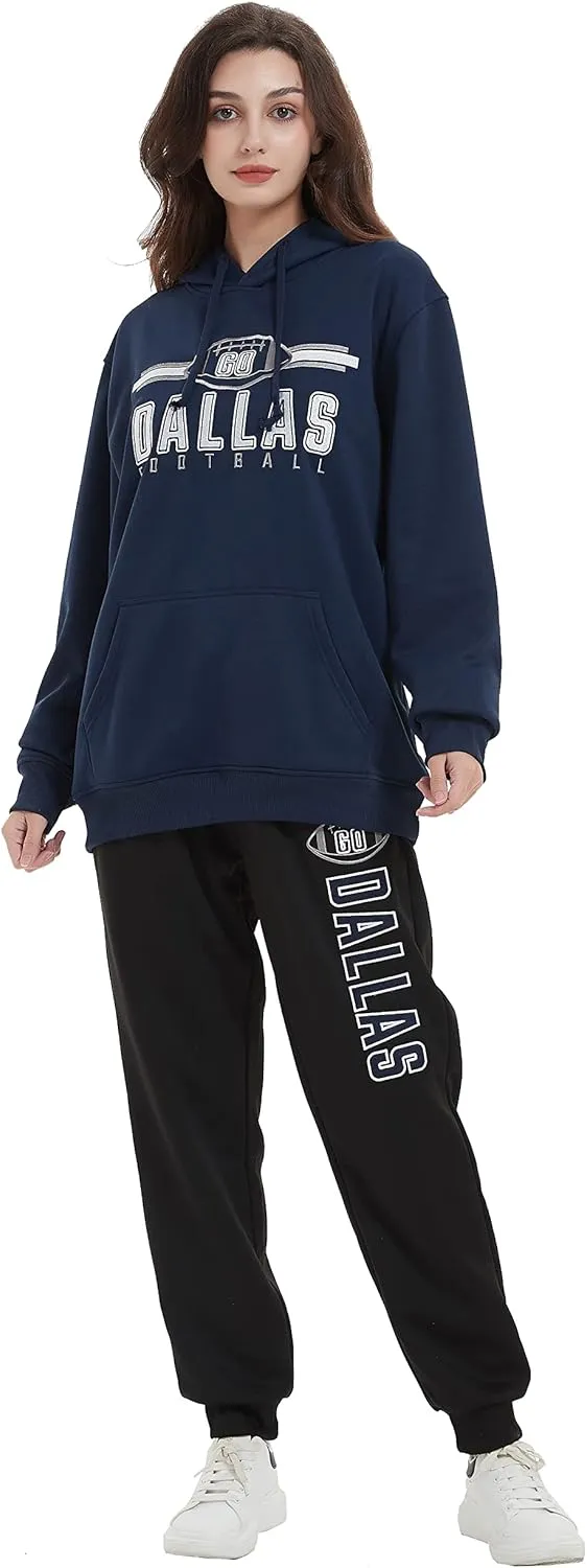 Mens Embroidery Go City Name Sweatpants Active Soft Fleece Jogger Sport Lounge Pants