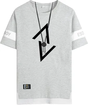 Men's T-Shirts, Crew Neck Soft Cotton Tee Shirt Casual Short Sleeve Tee Shirts for Men