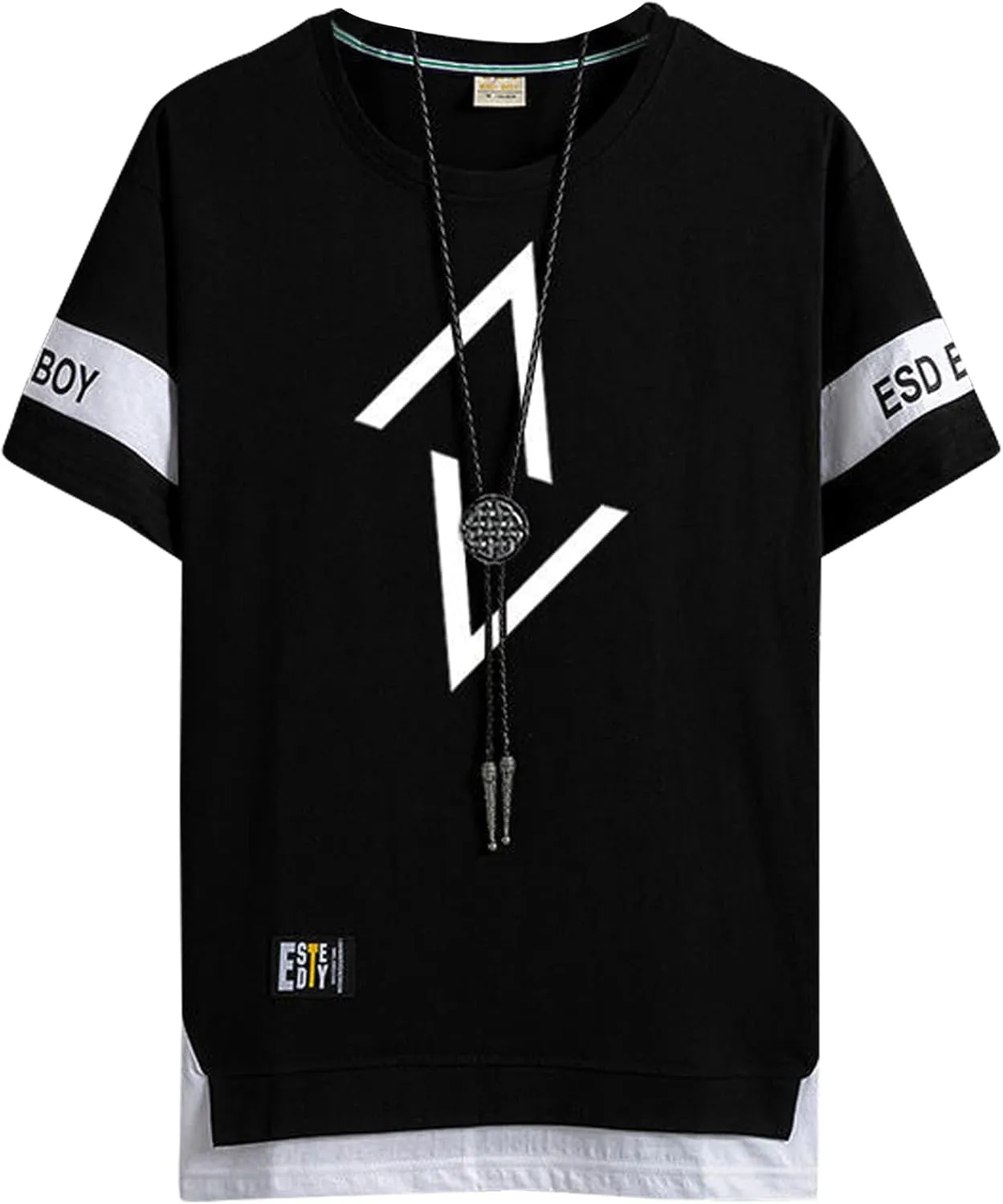 Men's T-Shirts, Crew Neck Soft Cotton Tee Shirt Casual Short Sleeve Tee Shirts for Men