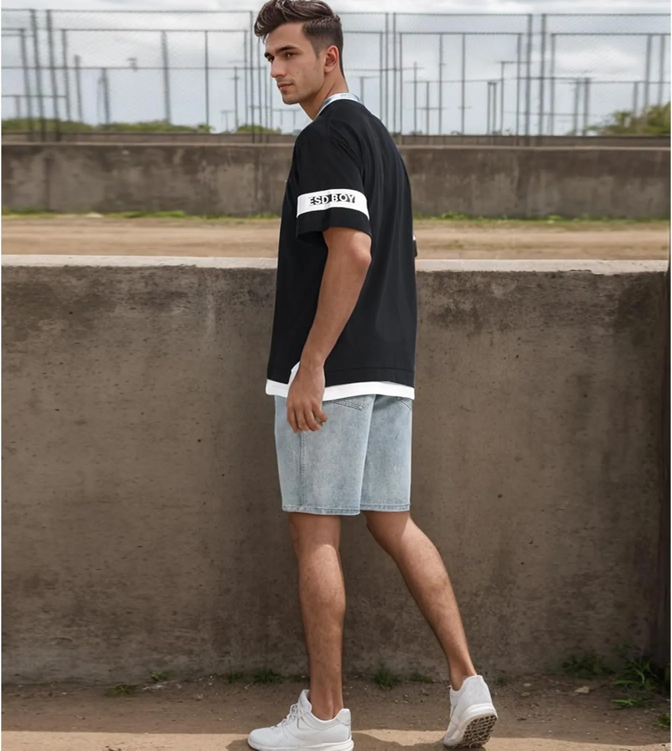 Men's T-Shirts, Crew Neck Soft Cotton Tee Shirt Casual Short Sleeve Tee Shirts for Men