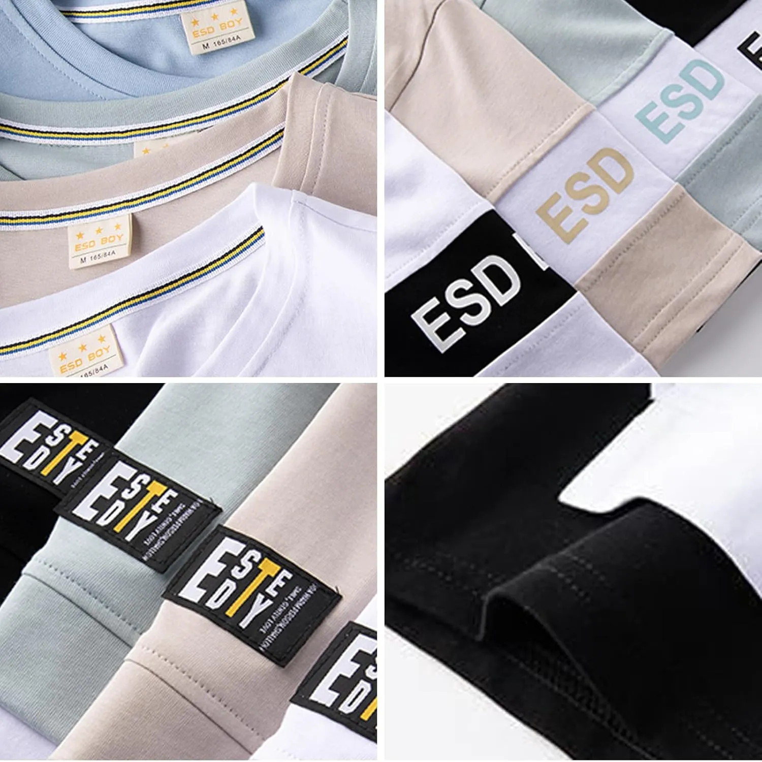 Men's T-Shirts, Crew Neck Soft Cotton Tee Shirt Casual Short Sleeve Tee Shirts for Men