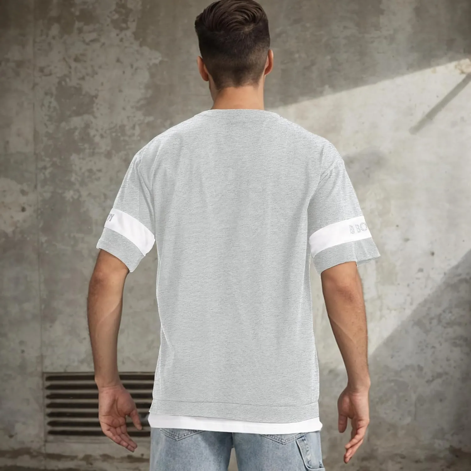 Men's T-Shirts, Crew Neck Soft Cotton Tee Shirt Casual Short Sleeve Tee Shirts for Men