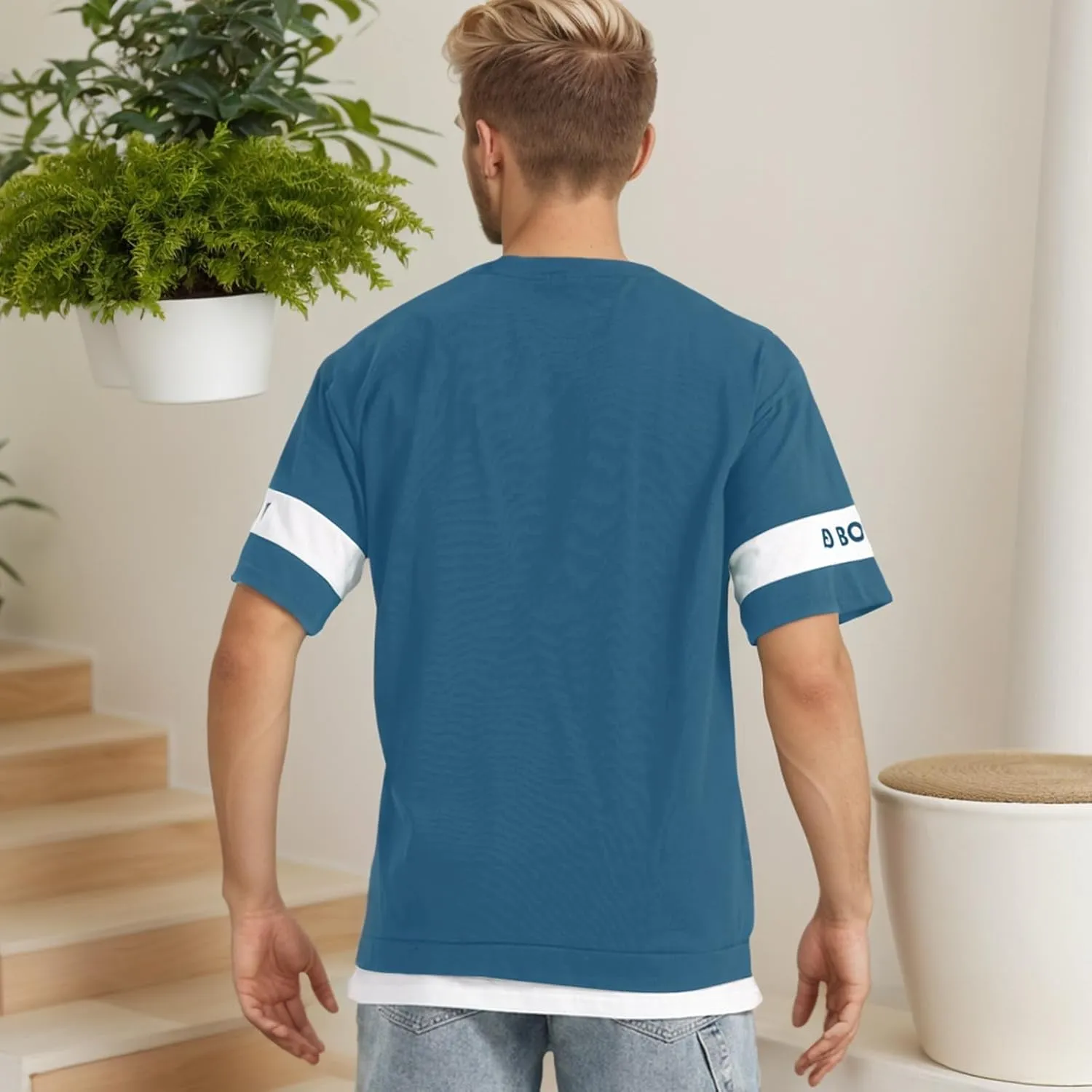 Men's T-Shirts, Crew Neck Soft Cotton Tee Shirt Casual Short Sleeve Tee Shirts for Men