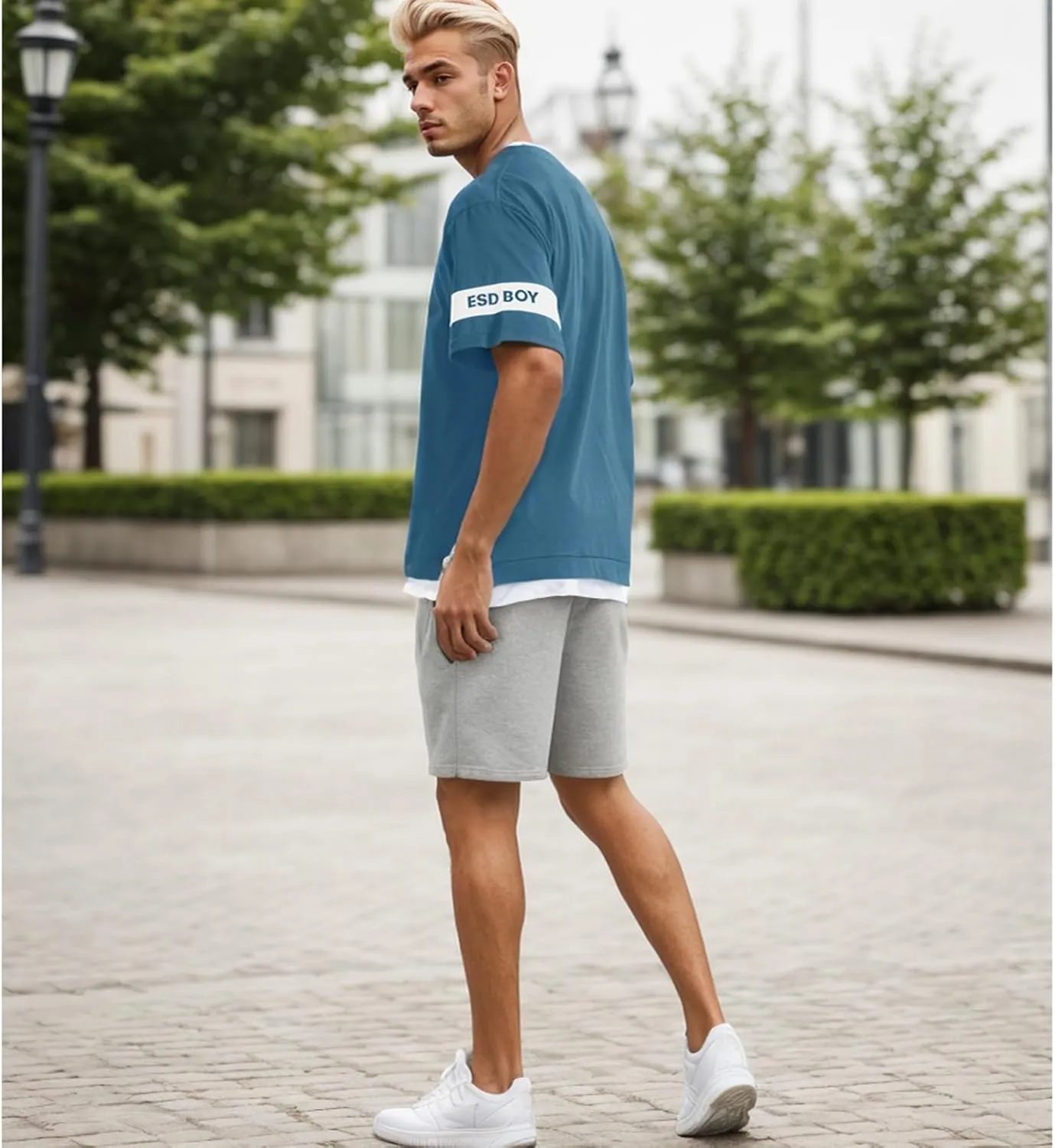 Men's T-Shirts, Crew Neck Soft Cotton Tee Shirt Casual Short Sleeve Tee Shirts for Men