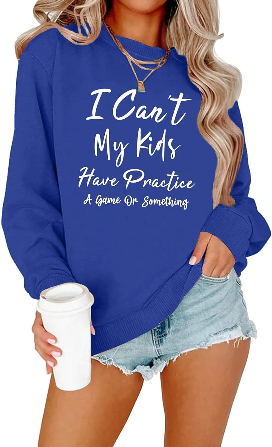 Pullover Sweaters for Women Fashion Letter Print Crew Neck Sweatshirt Long Sleeve Top Cropped Sweatshirt