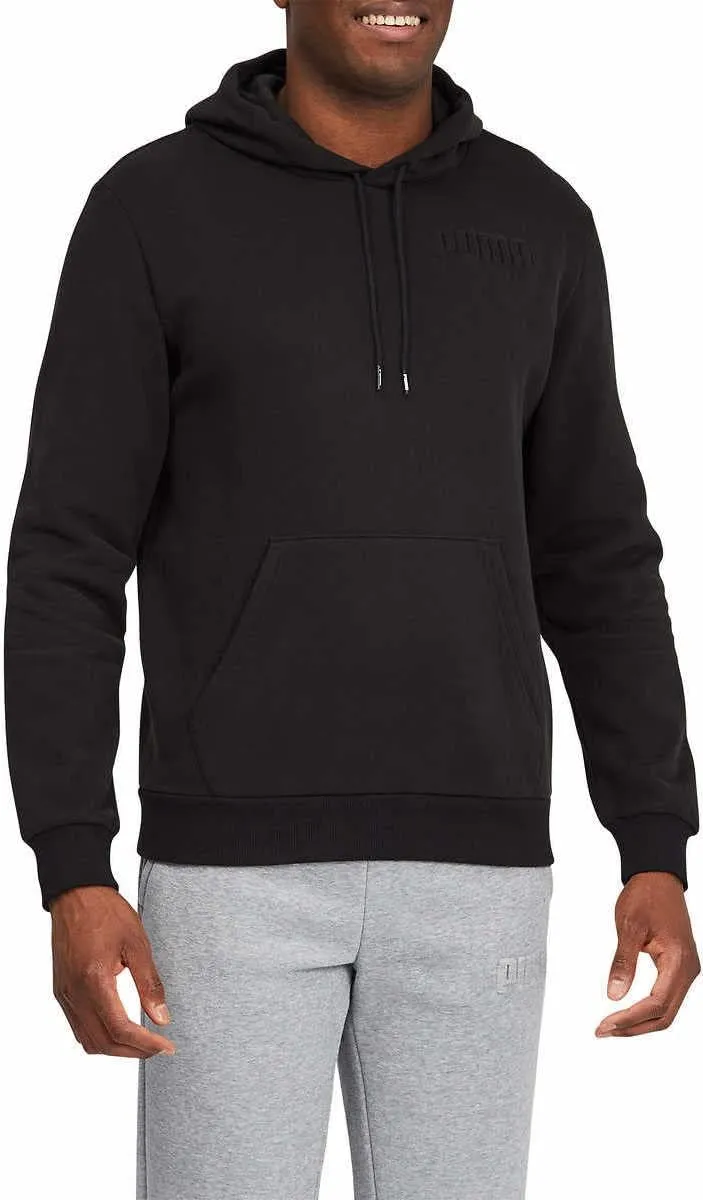 PUMA Mens Mid-weight Modern Basics V2 Fleece Hoodie (Black, X-Large)