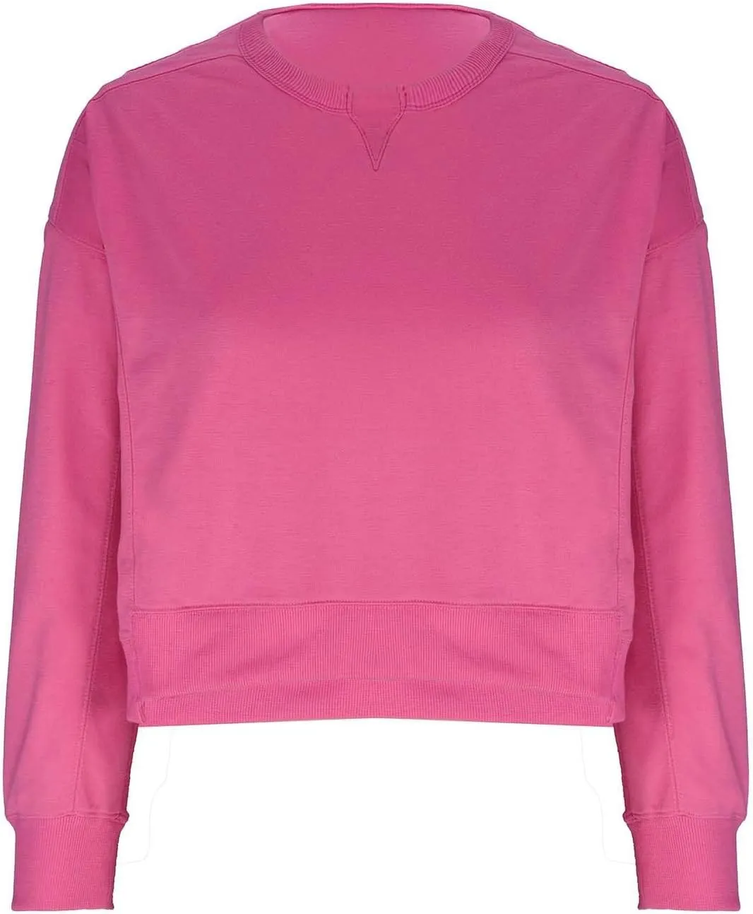 Sweatshirt for Women Trendy Solid Color Long Sleeve Pullover Crewneck Cropped Sweatshirts Casual Tops Fall Clothes