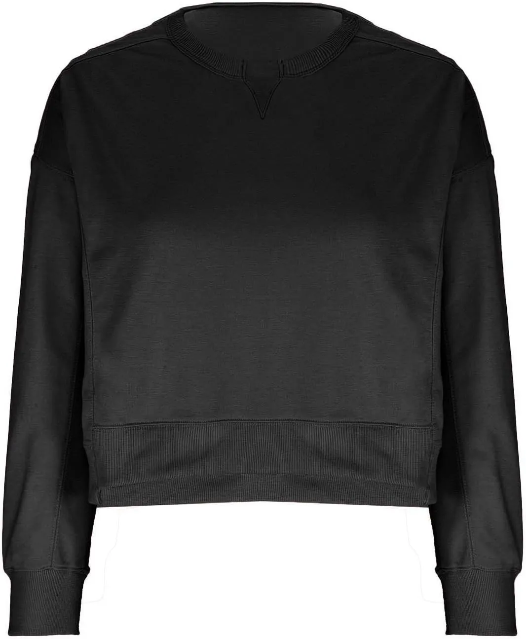 Sweatshirt for Women Trendy Solid Color Long Sleeve Pullover Crewneck Cropped Sweatshirts Casual Tops Fall Clothes