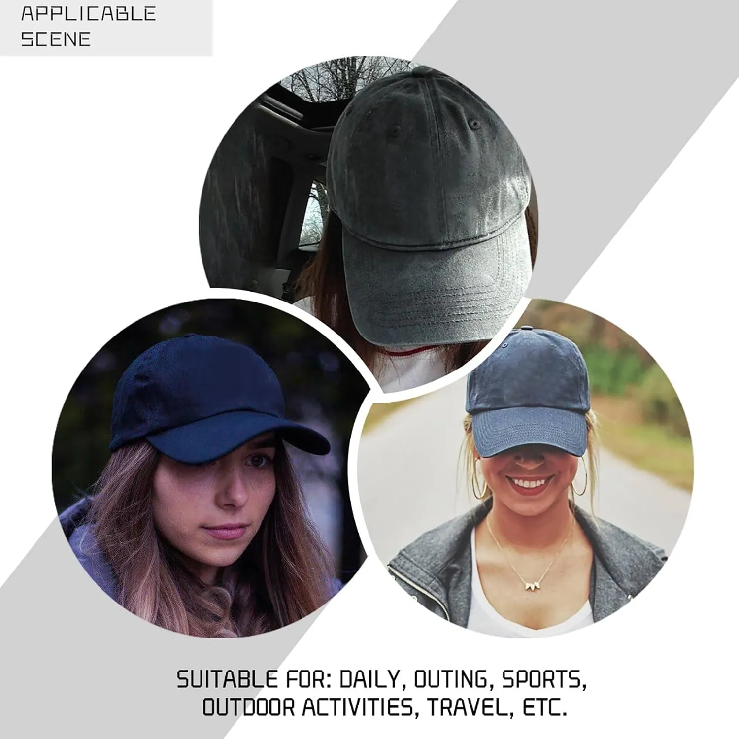 That's My Grandson Out There hat for Men Vintage Cotton Washed Baseball Caps Adjustable Dad