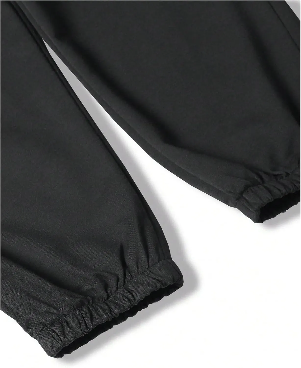 WDIRARA Men's Graphic Print Knot Front Sweatpants Drawstring Elastic Waist Trousers with Pockets