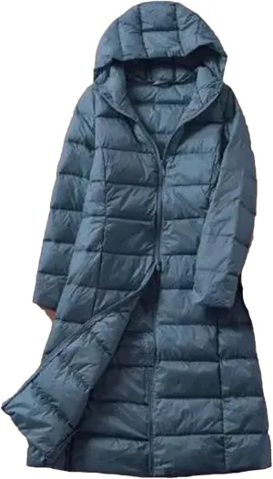 Winter Women Clothing Loose Hooded Down Jacket Warm Down Coat Parkas Female Long Puffer Outwears