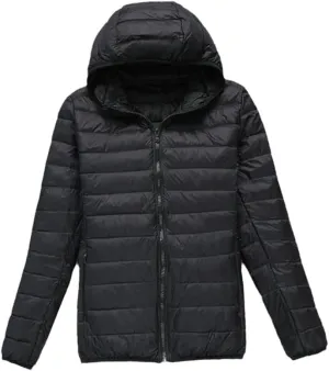 Women Duck Down Jackets Winter Ultralight Hooded Women Down Coat Portable Short Parkas Puffer Overcoat