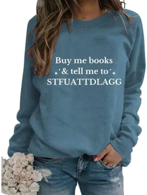 Womens Abibliophobia Sweatshirt Funny Vintage Reading Shirts Long Sleeve Crewneck Graphic Pullover Book Lover Gift