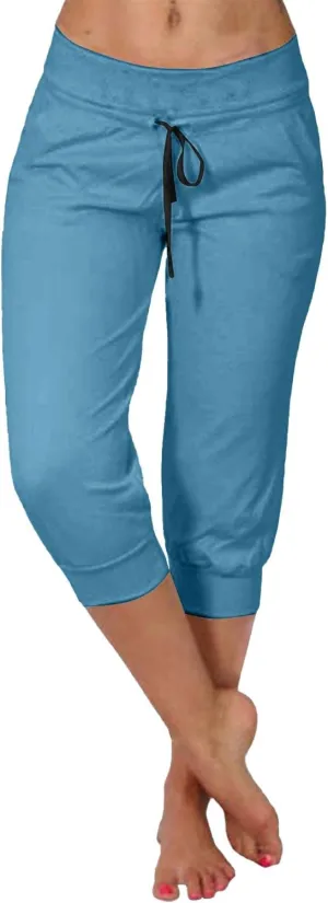 Women's Casual Comfortable Stretch Drawstring Pants Slim Active Yoga Lounge Outfits Stylish Sport Fitness Casual Pant