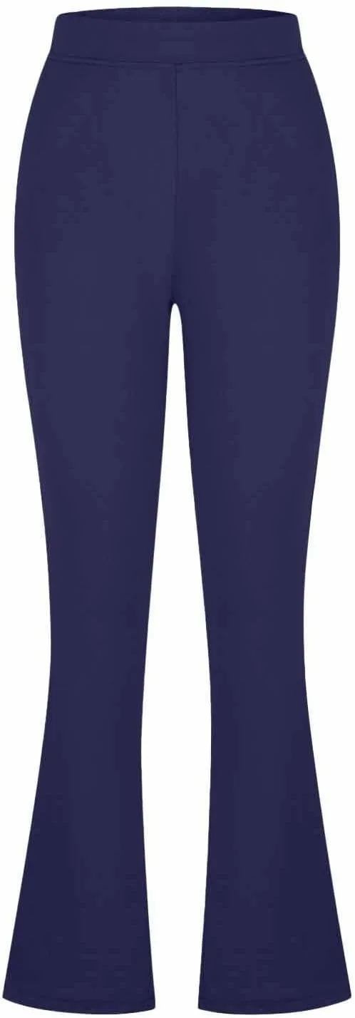 Women's Comfortable Stretch Pants High-Waisted Tummy Control Slim-Fit Trousers Gym Fitness Park Workouts Casual Pants