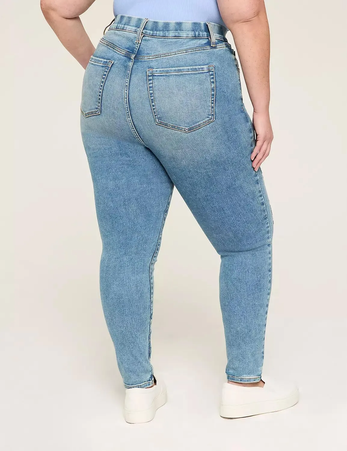 Women's Floral Embroidered Skinny Jeans High Waisted Stretch Denim Pants Slim Fit Flower Jeans