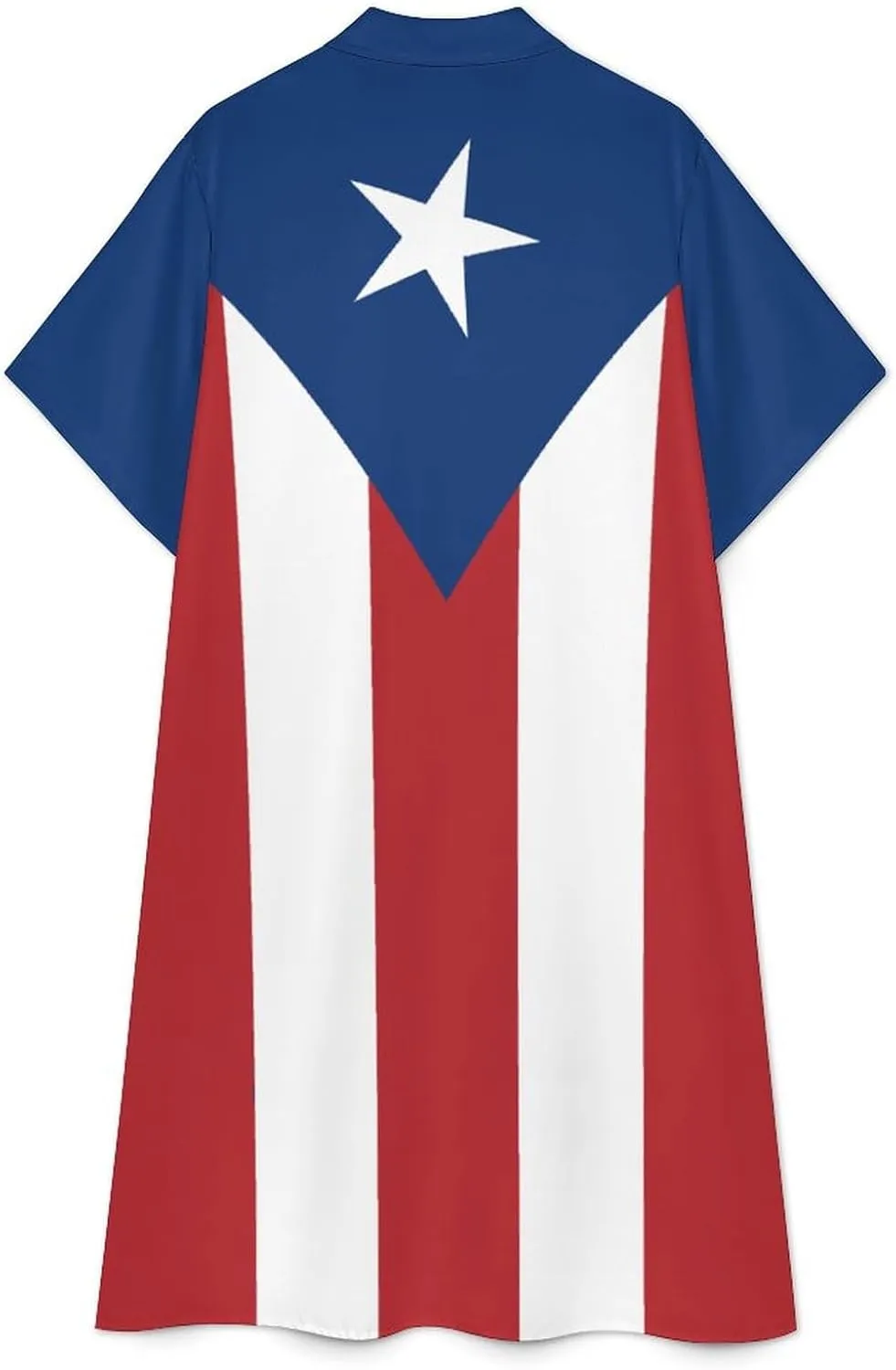 Women's Short Sleeve Collared Simple Button Down Shirt Dress 2025 Summer British Flag Long Dresses