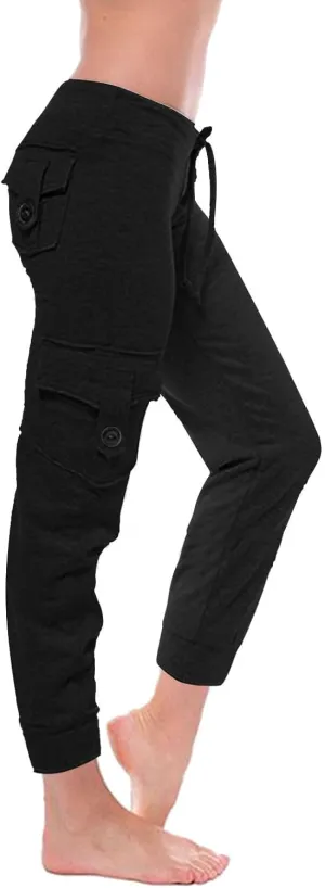 Women's Stretch High Waist Yoga Pant Trendy Daily Home Lounge Gym Fitness Sweatpants Office Work Dress Casual Trouser
