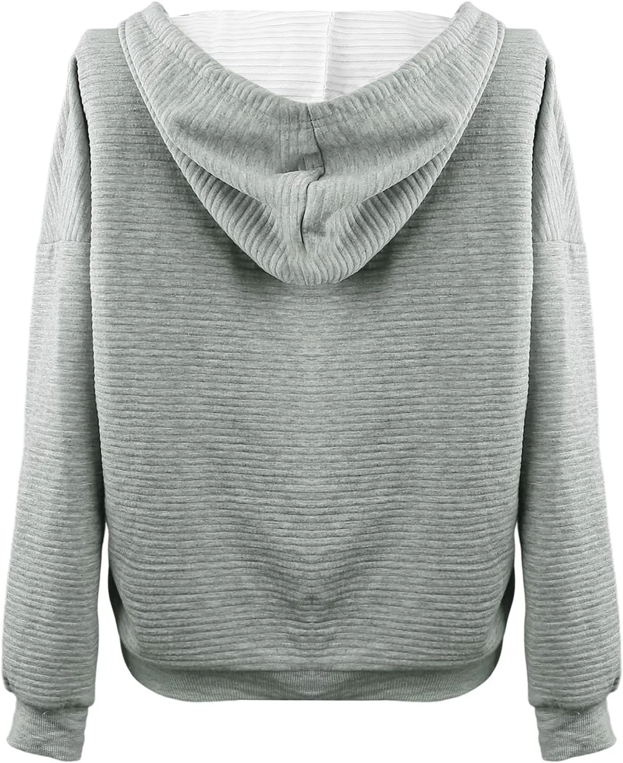 Womens Zip Up Hoodies Oversized Sweatshirts Hoodies Drawstring Casual Long Sleeve Casual Jacket with Pockets